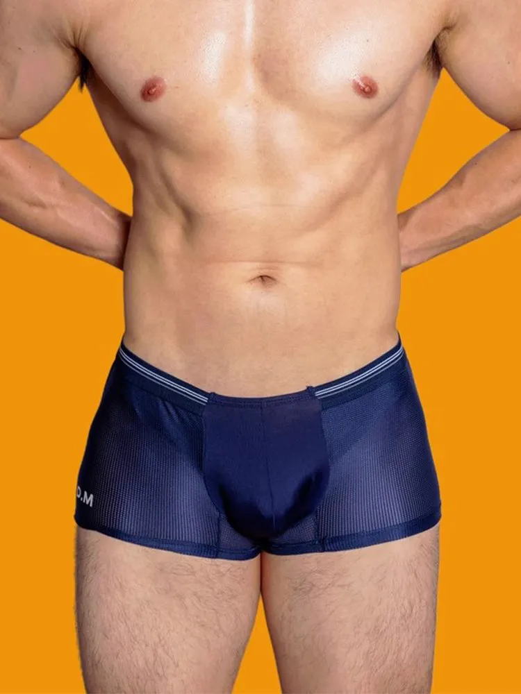 3 Pack Men's Nylon Mesh Breathable Quick-Dry Trunks