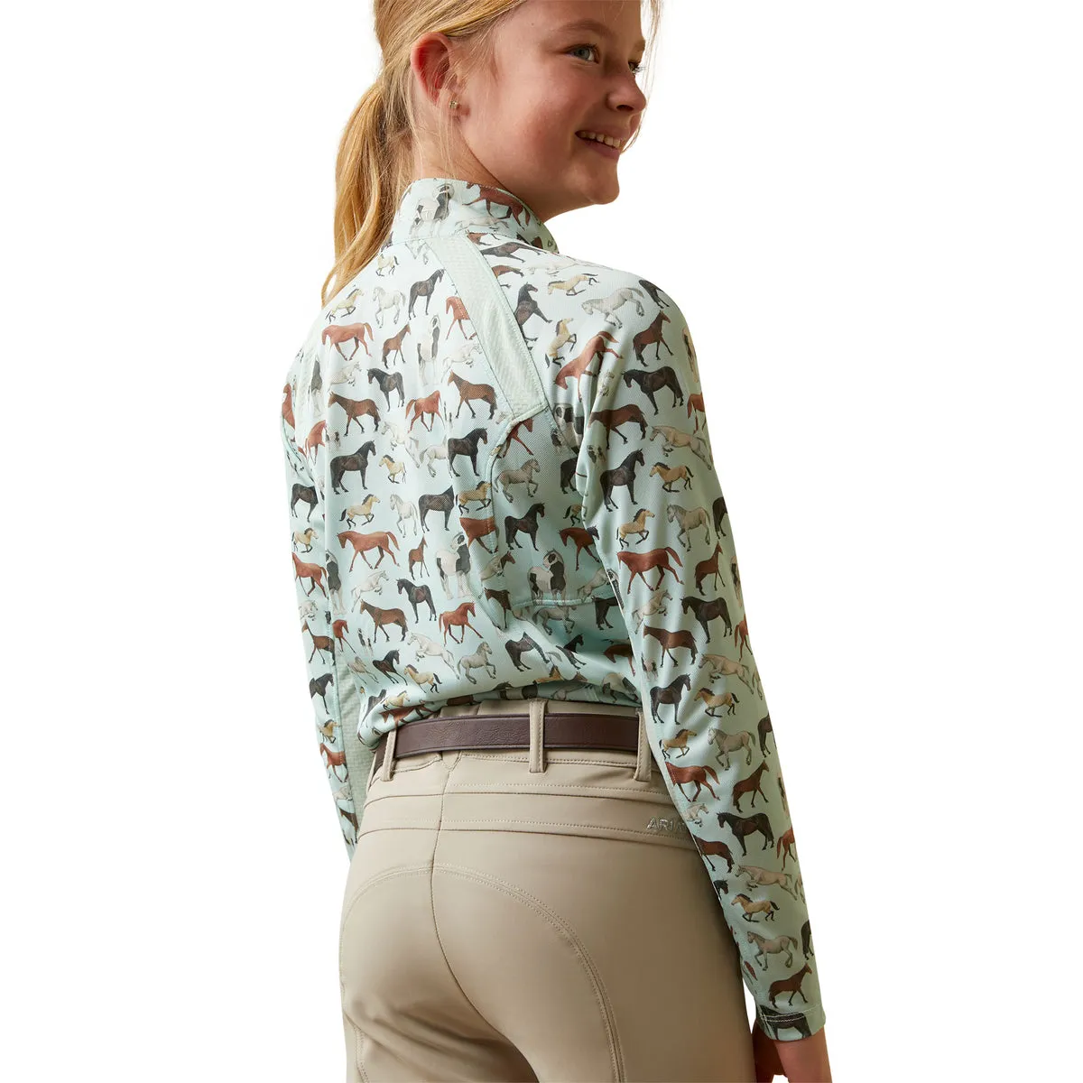 Ariat Youth Sunstopper 2.0 1/4 Zip Baselayer - Sale