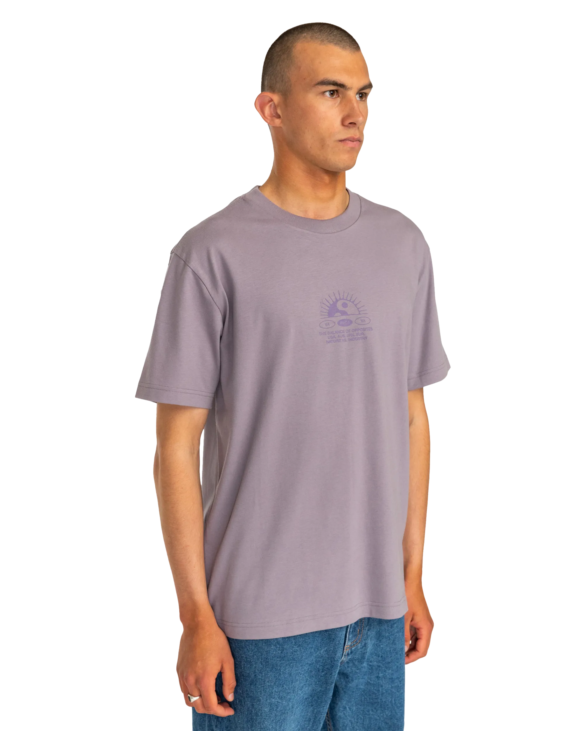 Balance Rise T-Shirt in Gray Ridge