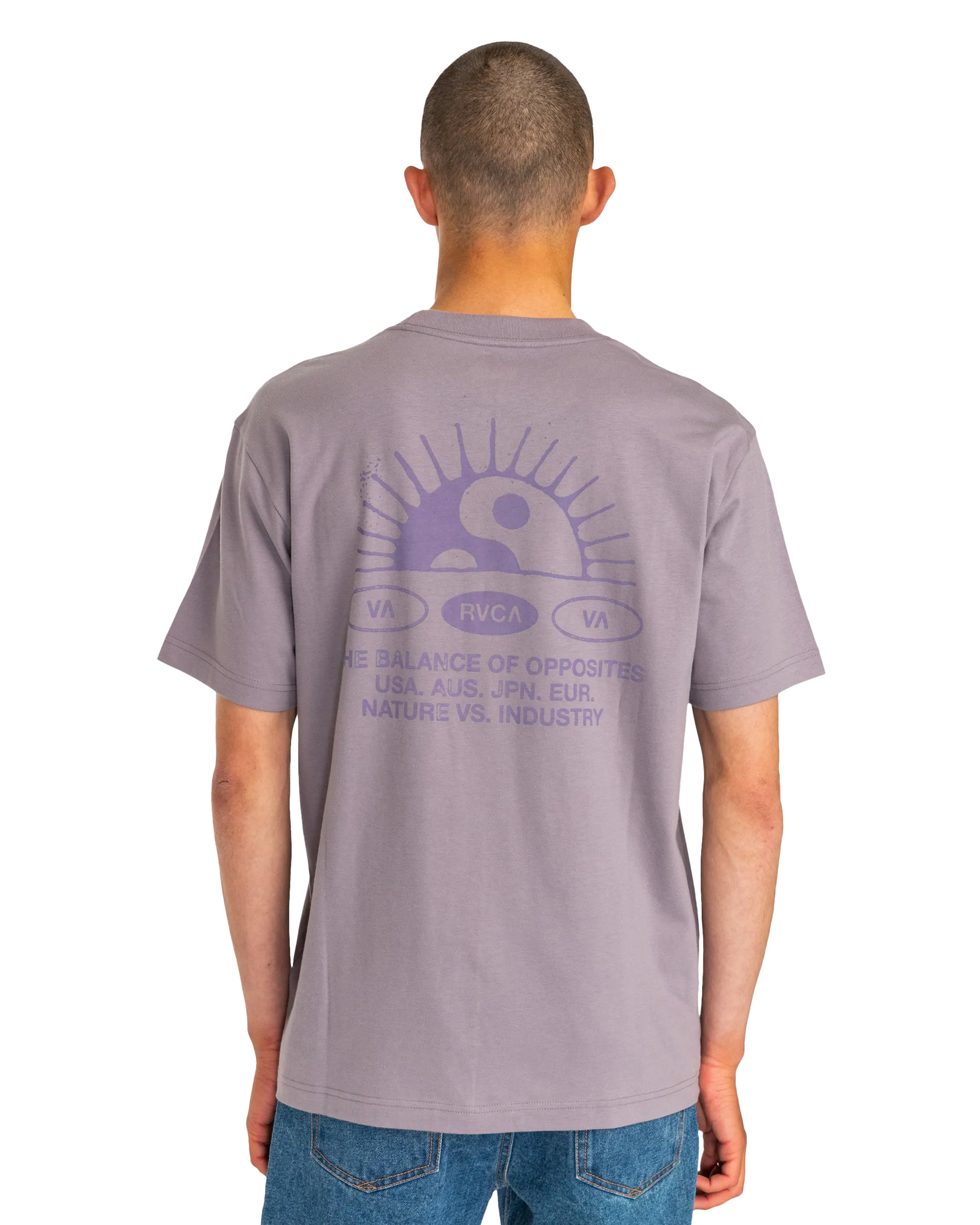 Balance Rise T-Shirt in Gray Ridge