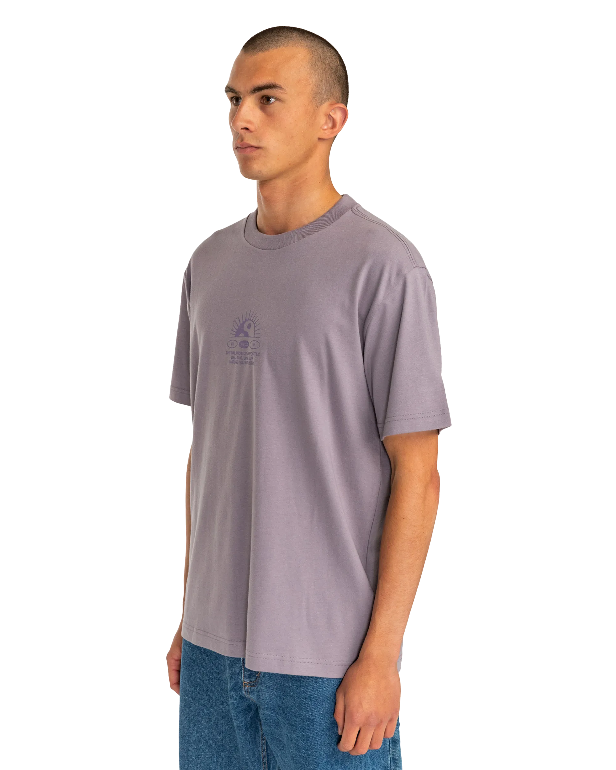 Balance Rise T-Shirt in Gray Ridge