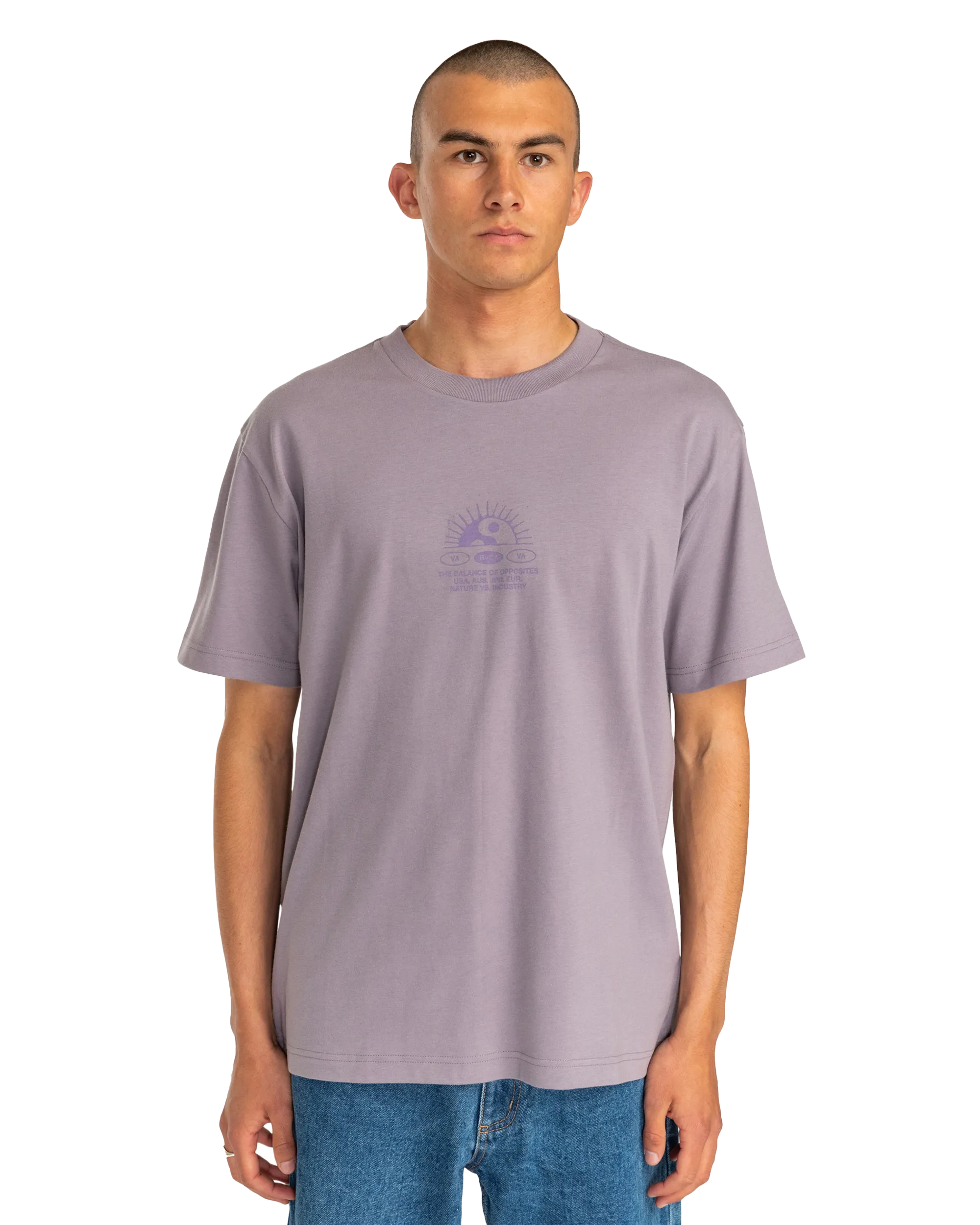 Balance Rise T-Shirt in Gray Ridge