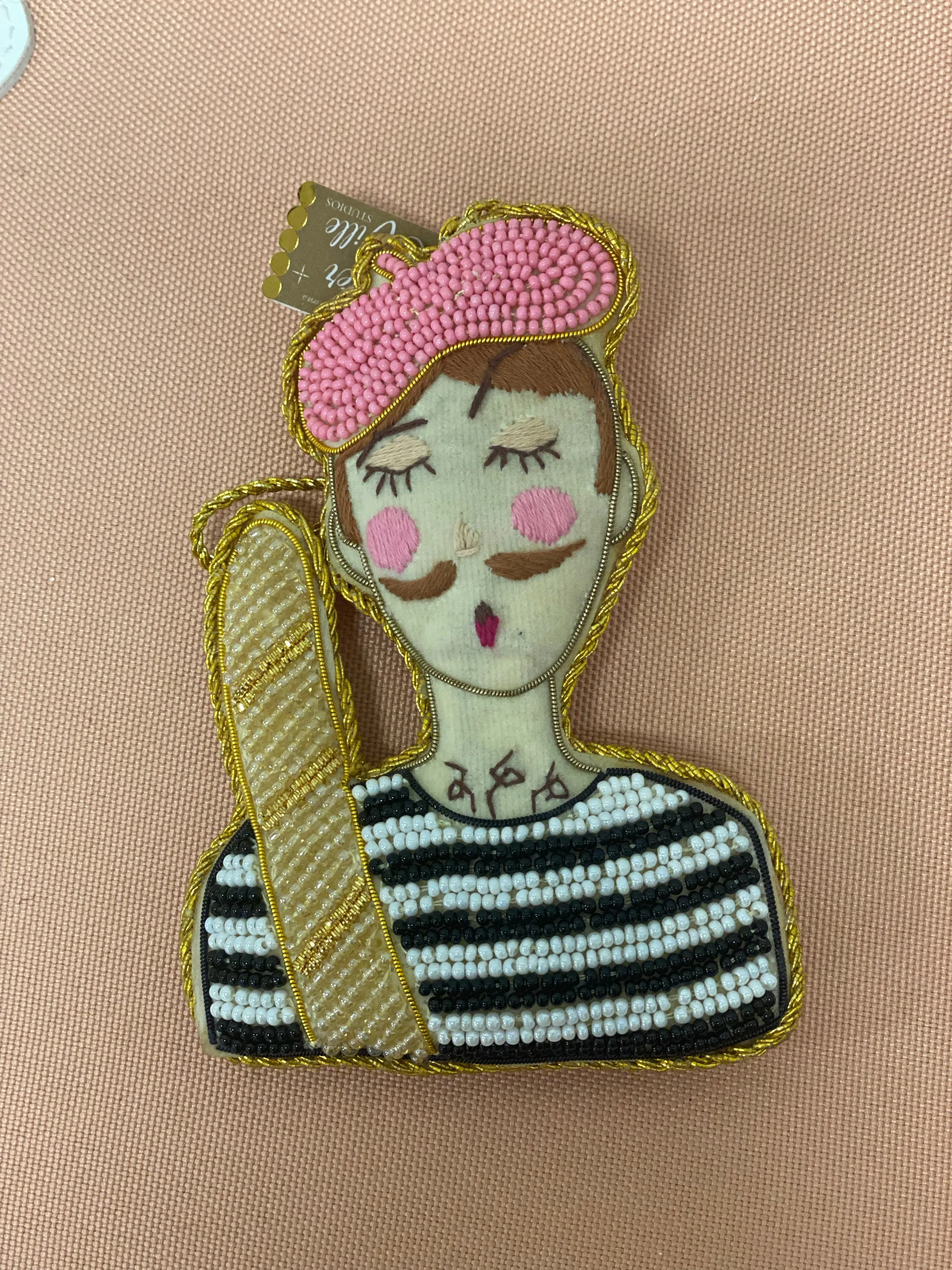 BEADY EMBELLISHED PARISIAN LE SWEET ORNAMENT