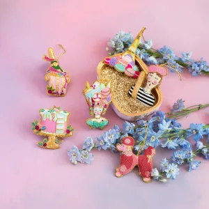 BEADY EMBELLISHED PARISIAN LE SWEET ORNAMENT