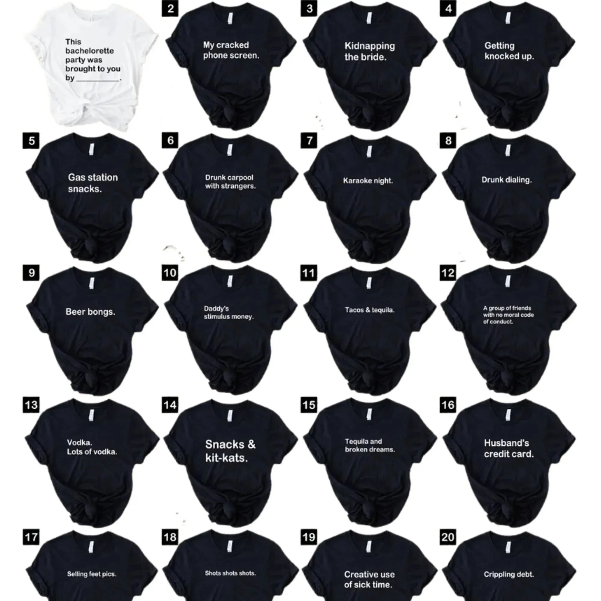Brought To You By Shirts, Funny Bachelorette Party Shirts