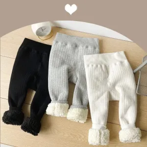 Cloud Plush Vertical Striped Leggings