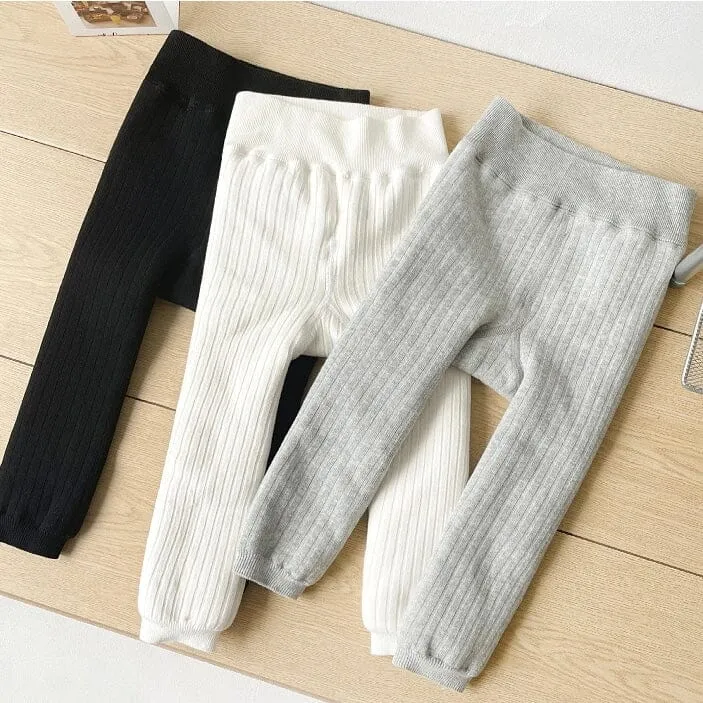 Cloud Plush Vertical Striped Leggings