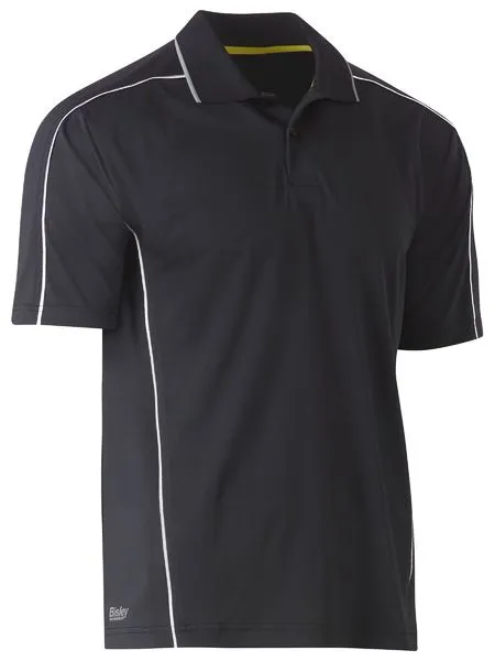 Cool Mesh Polo With Reflective Piping - BK1425