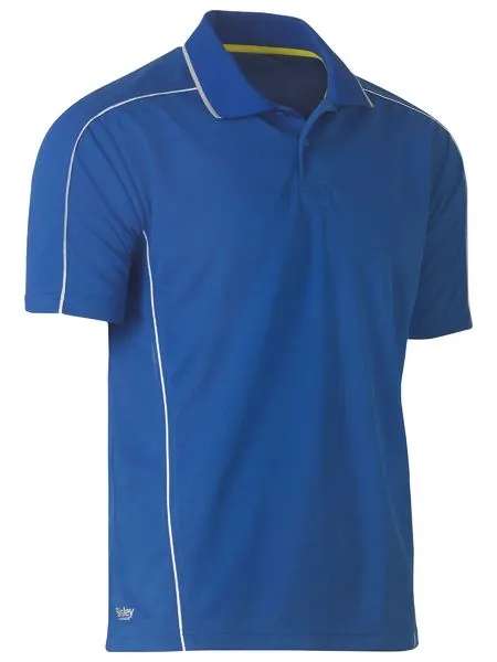 Cool Mesh Polo With Reflective Piping - BK1425