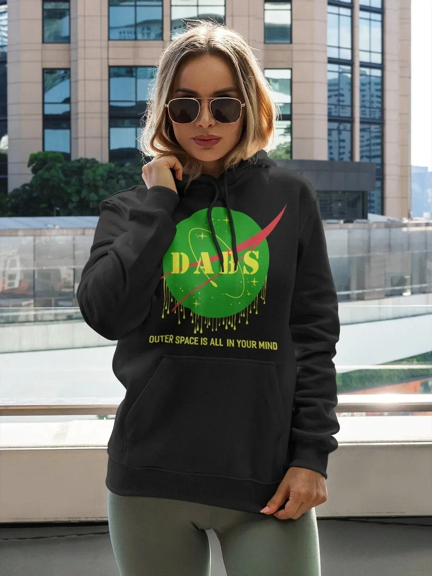 Dabs Outer Space is All In Your Head, Funny Stoner Shirt