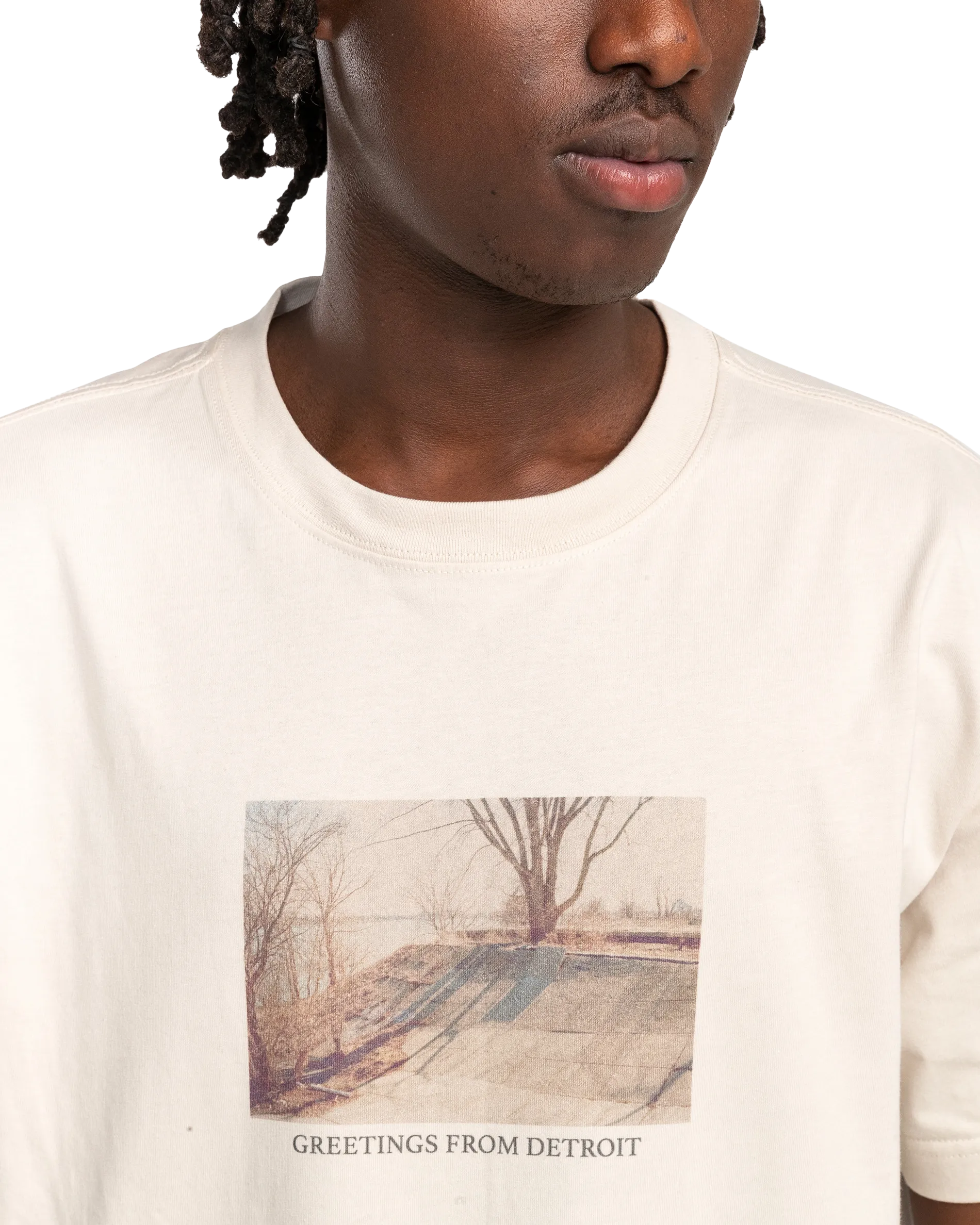Detroit T-Shirt in Oat Milk