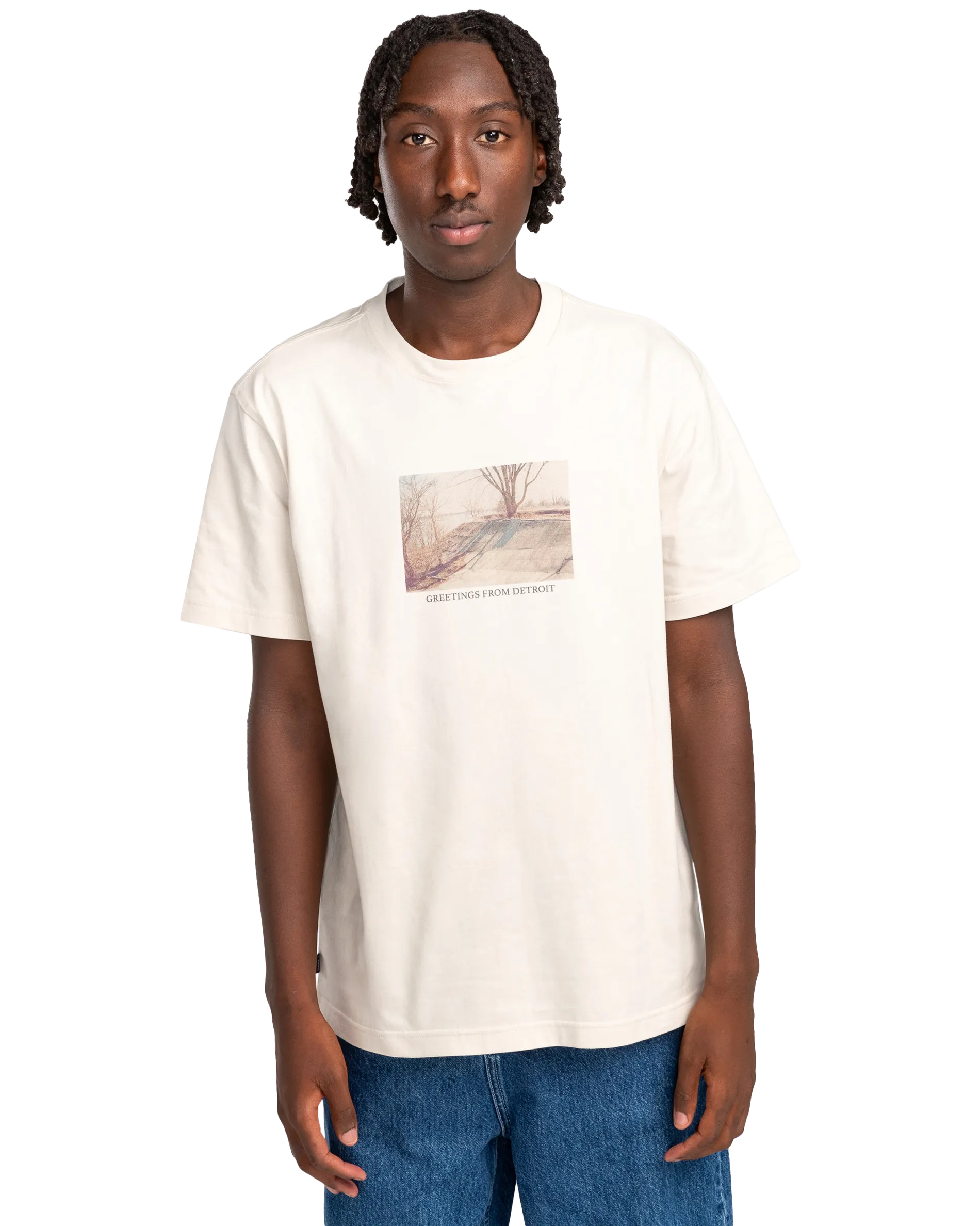 Detroit T-Shirt in Oat Milk
