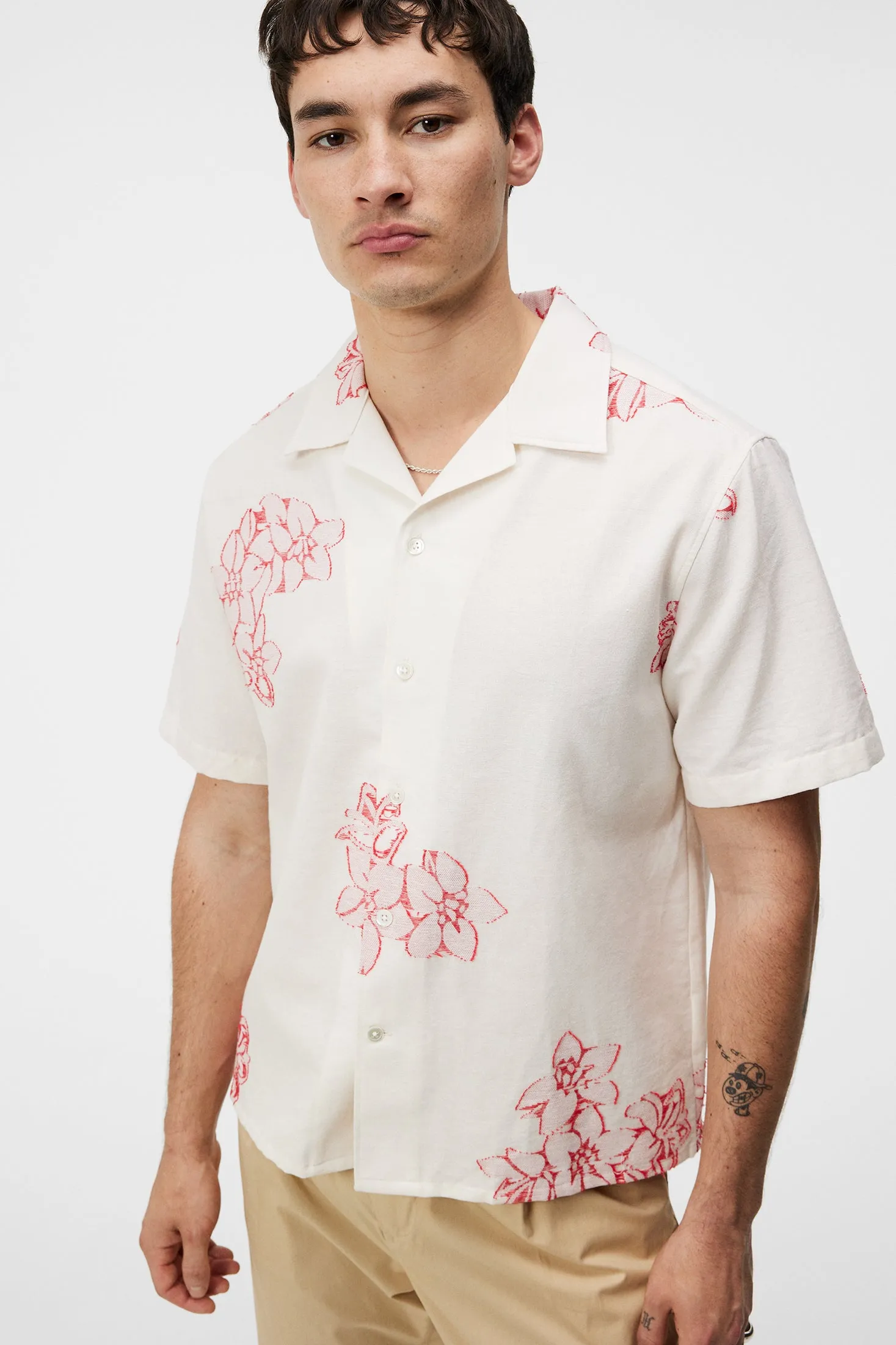 Donso Fil Coupe Floral Shirt