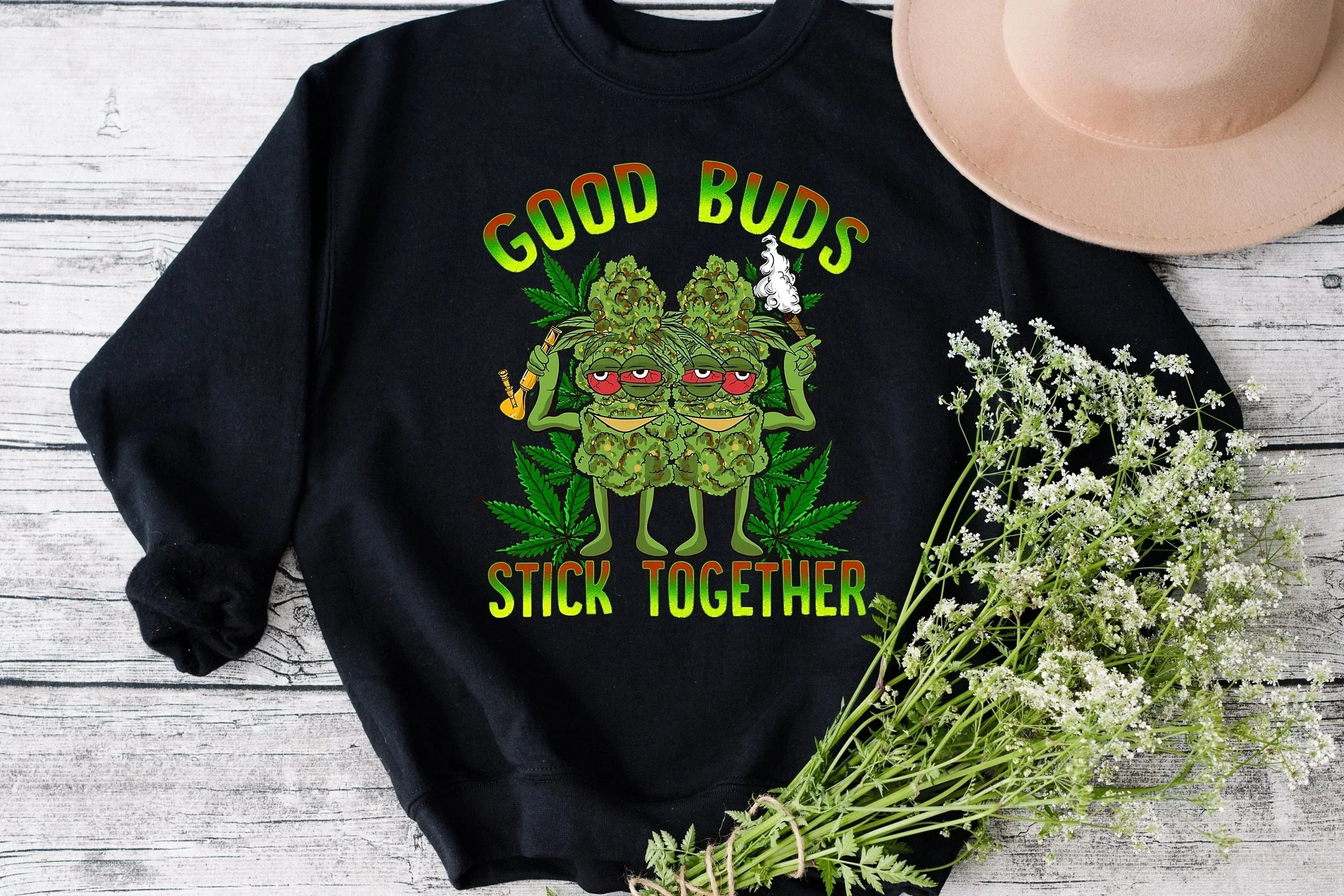 Good Buds Stick Together, Stoner Friends Shirt