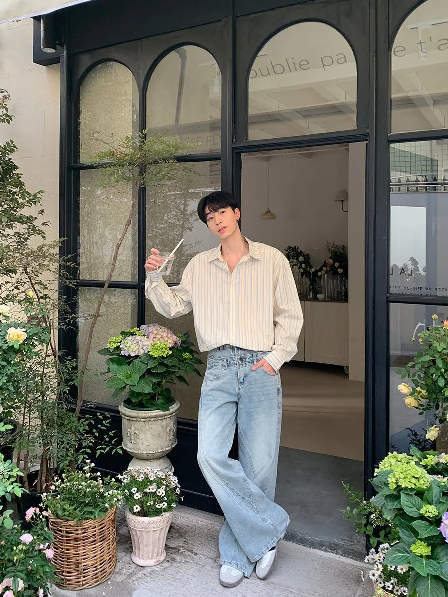 GS No. 211 Vertical Striped Shirt