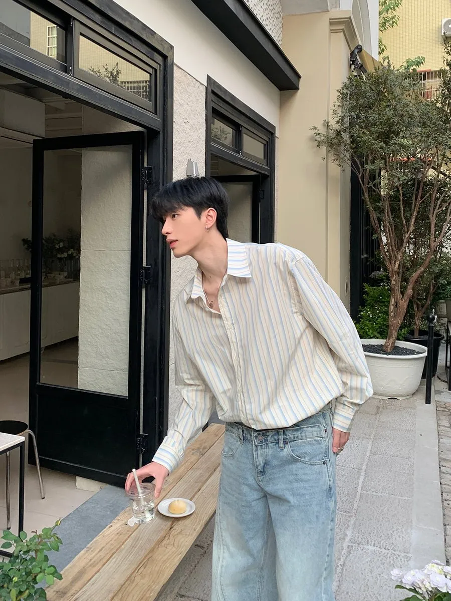 GS No. 211 Vertical Striped Shirt