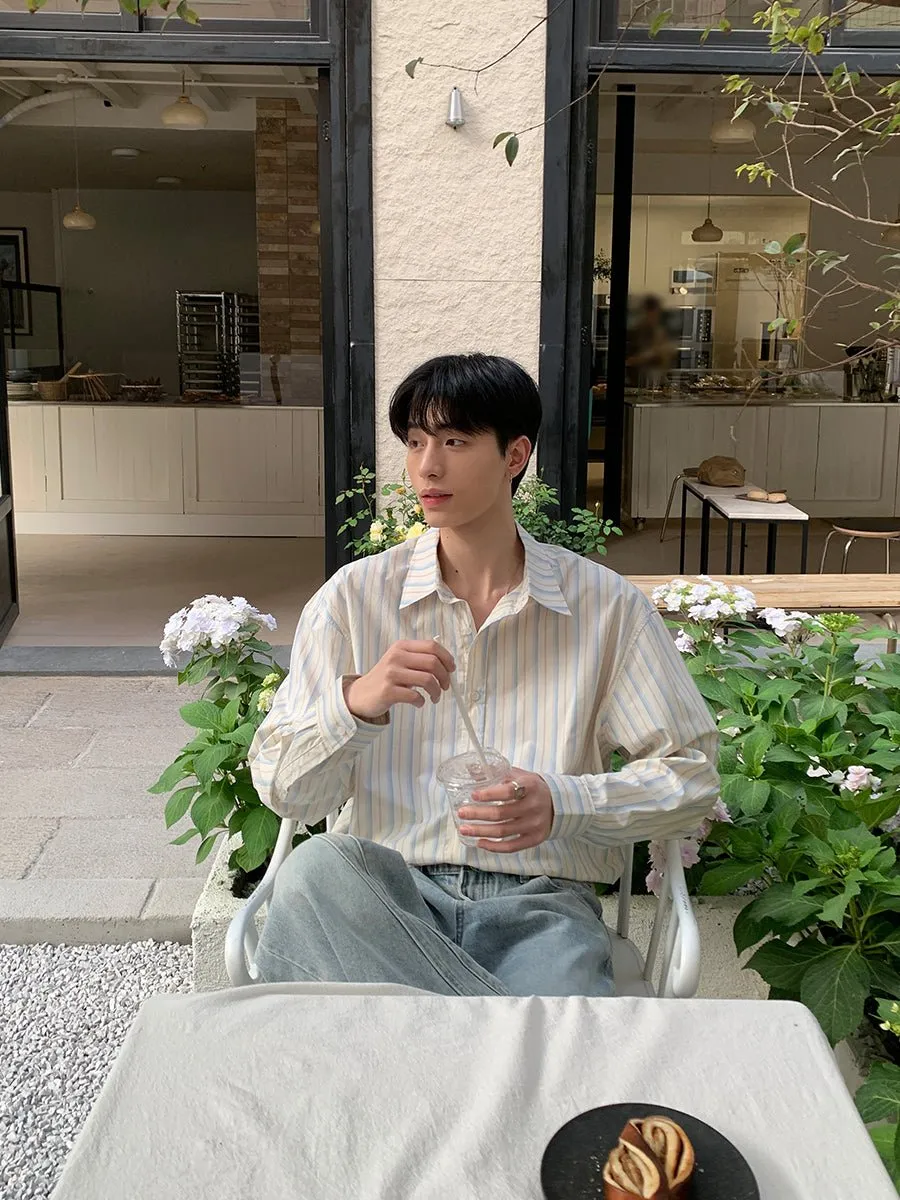 GS No. 211 Vertical Striped Shirt