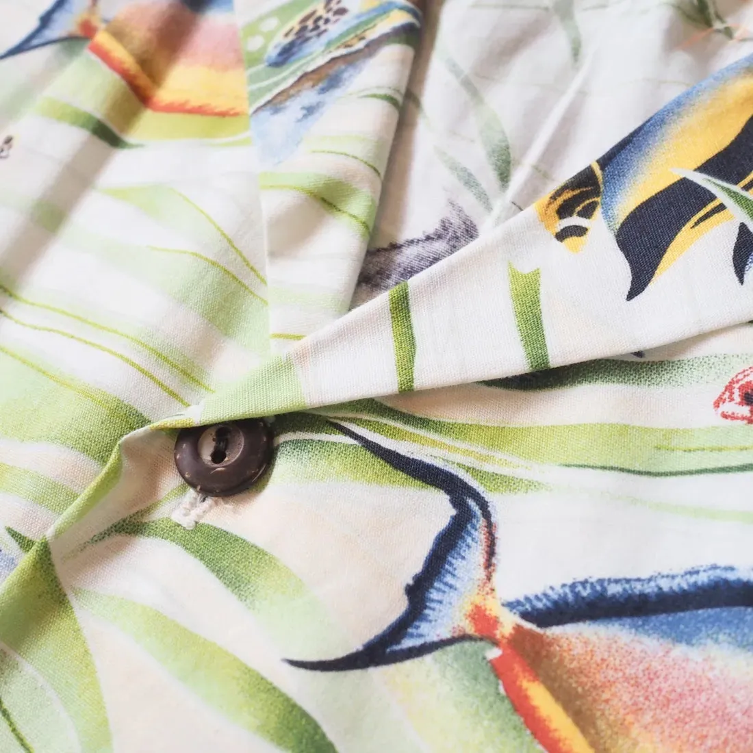 Hanauma Bay White Hawaiian Cotton Shirt