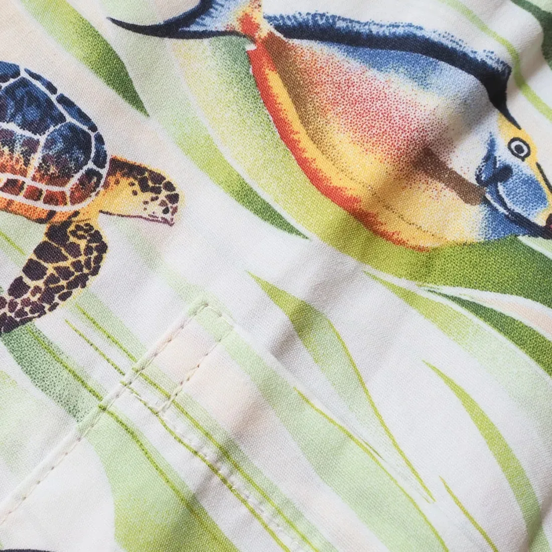 Hanauma Bay White Hawaiian Cotton Shirt