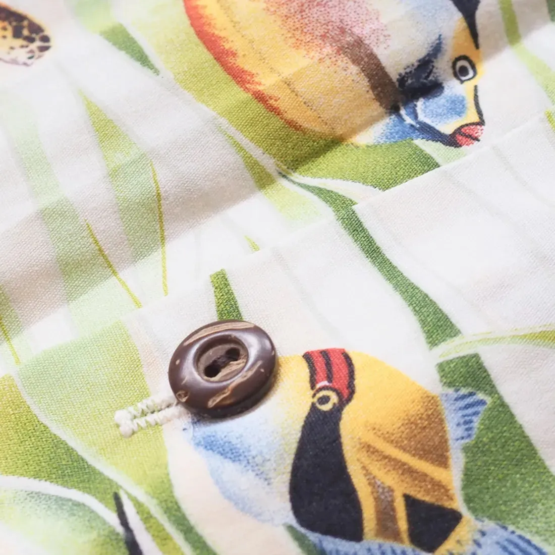 Hanauma Bay White Hawaiian Cotton Shirt