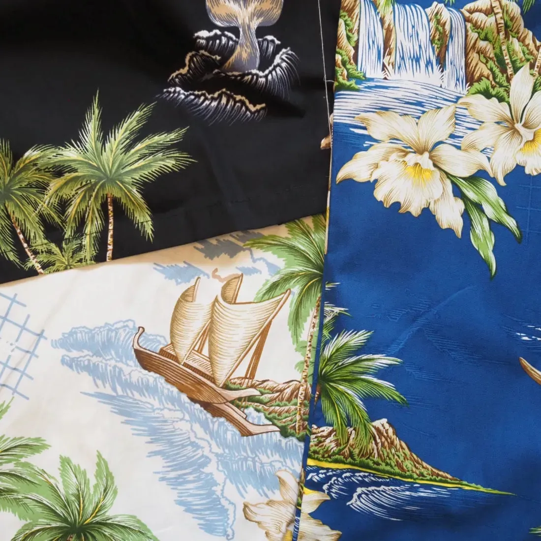Island Voyage White Hawaiian Cotton Shirt