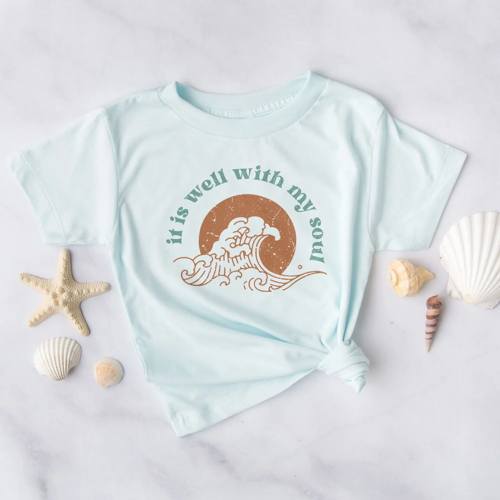 It Is Well With My Soul - Retro Waves Tee