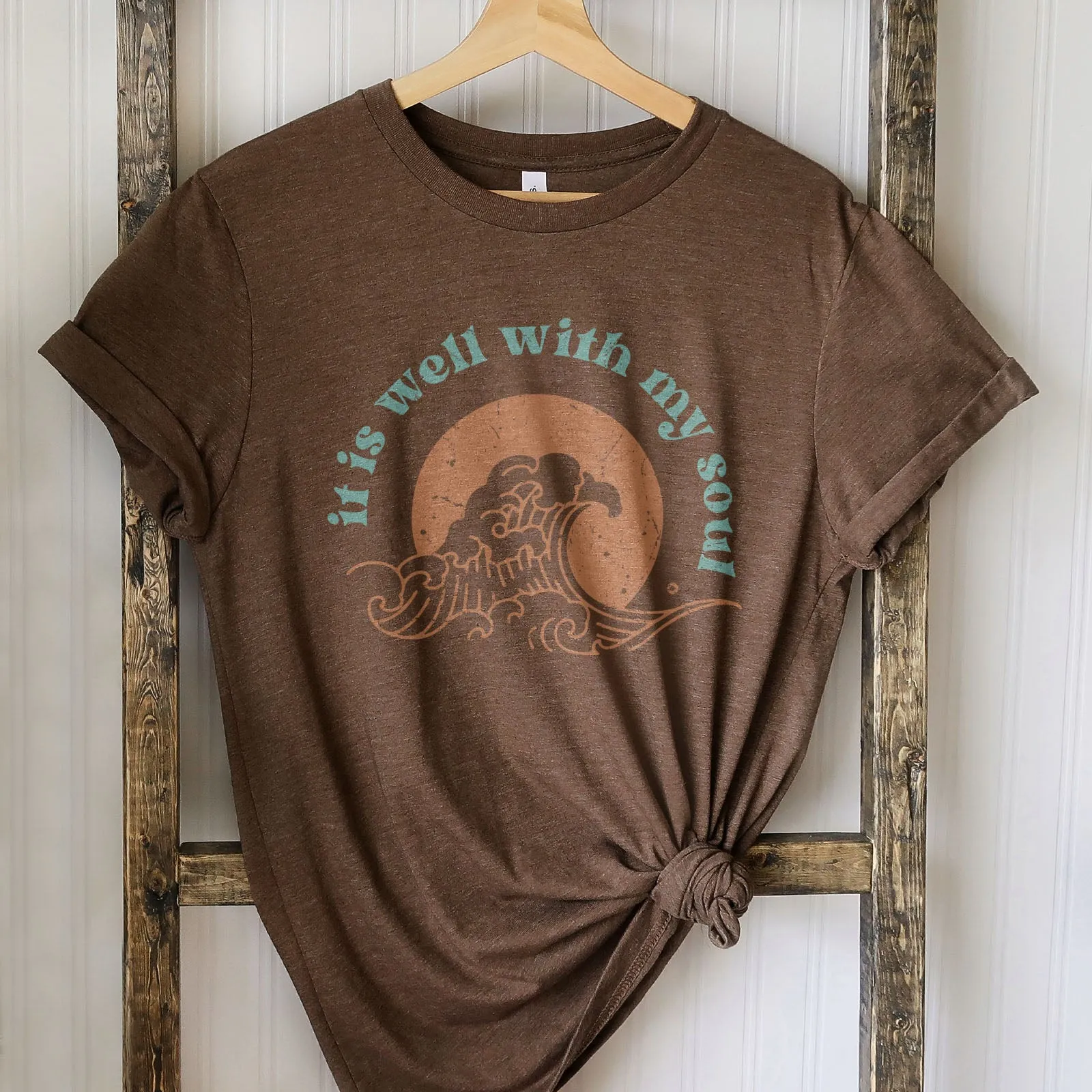 It Is Well With My Soul - Retro Waves Tee