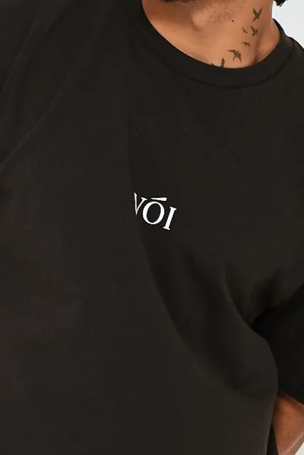 James Street Oversized T-Shirt - Black