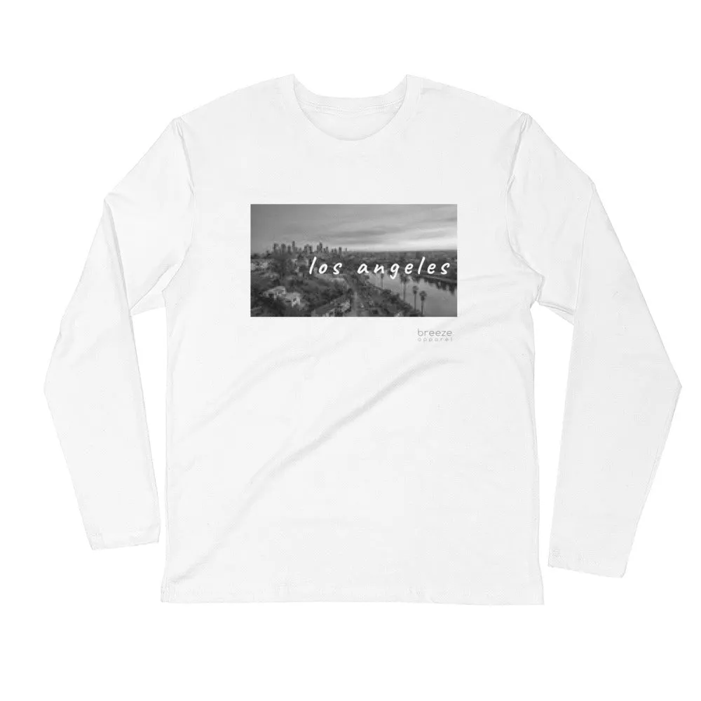'Los Angeles, California' unisex long-sleeved shirt (slim fit)