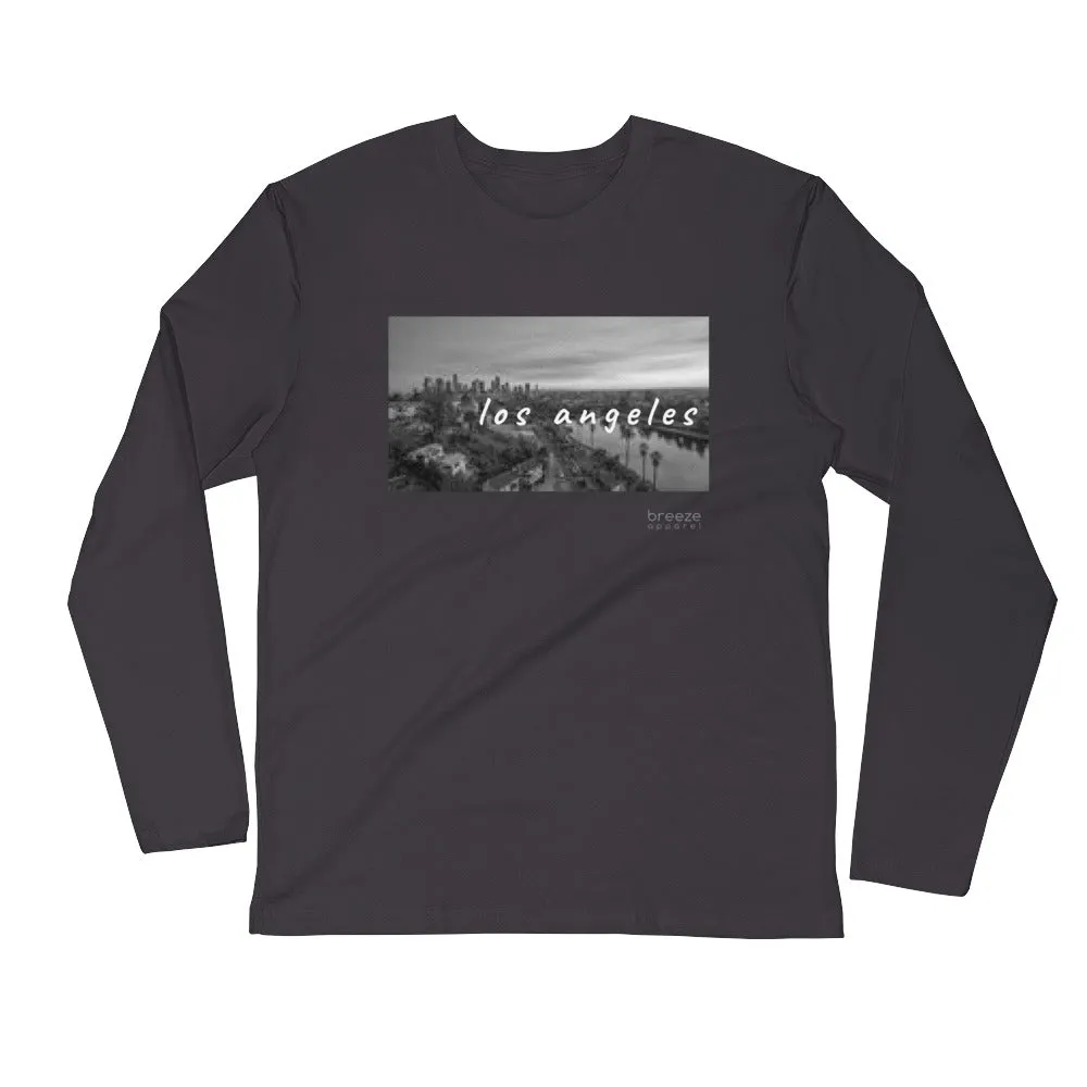 'Los Angeles, California' unisex long-sleeved shirt (slim fit)
