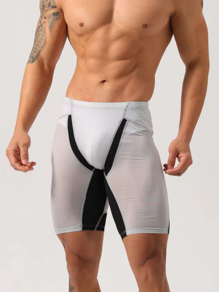 Men's Nylon Fitness Quick-Dry Anti-Chafing Breathable Shorts