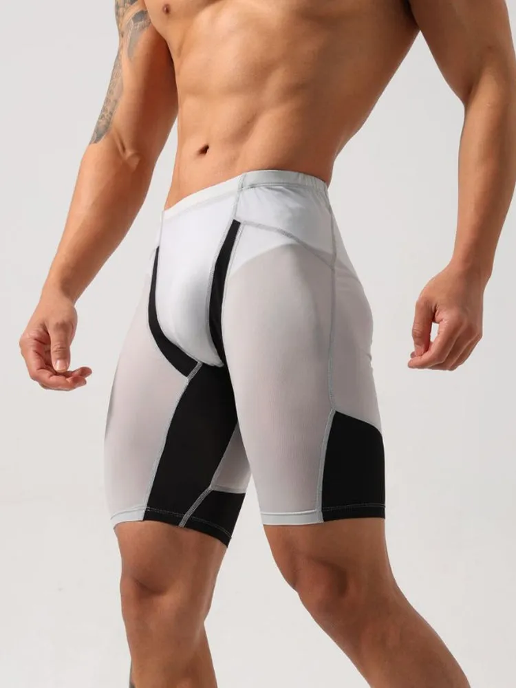 Men's Nylon Fitness Quick-Dry Anti-Chafing Breathable Shorts