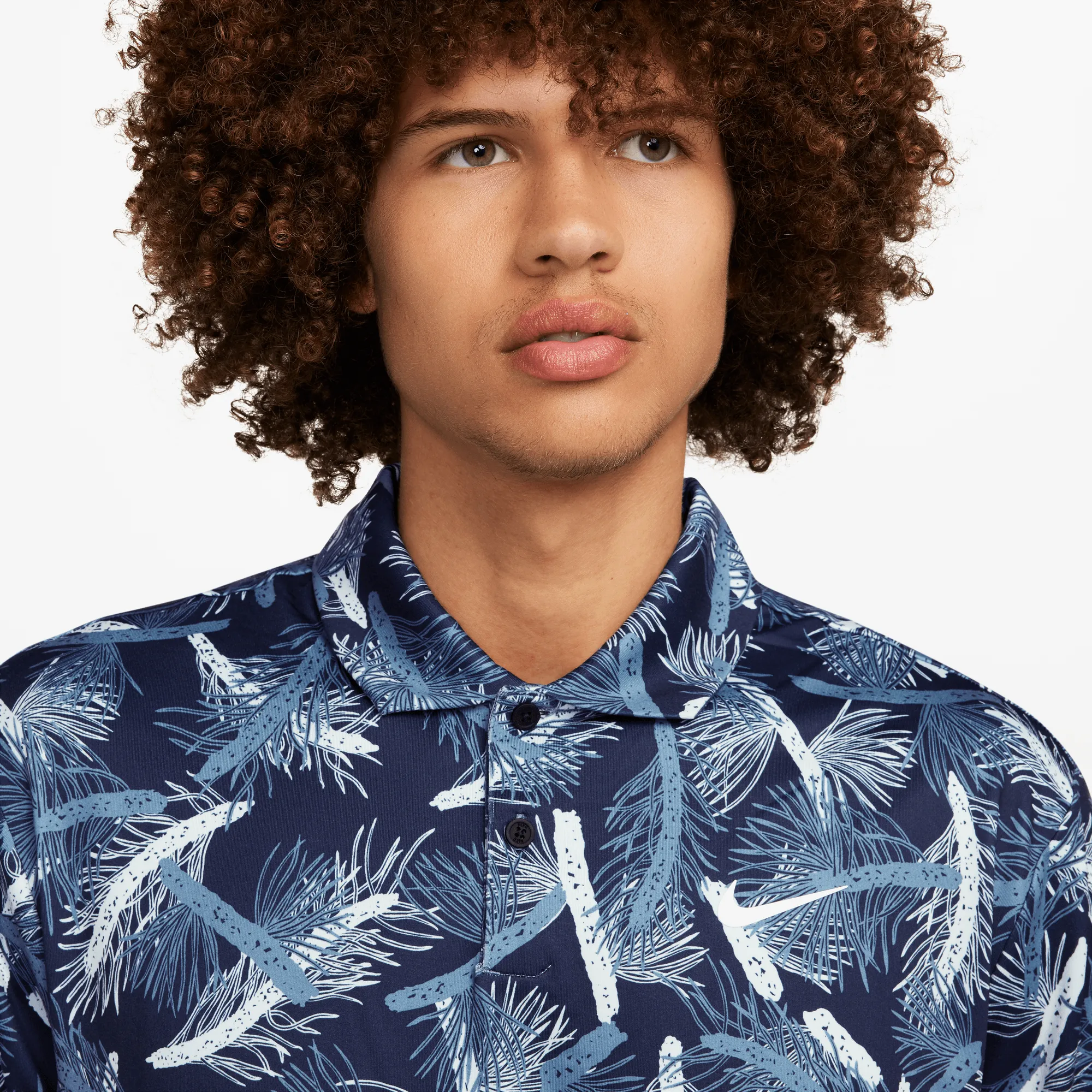 Nike Golf Dri-FIT Tour Pine Print Polo Shirt FQ0402 - 429