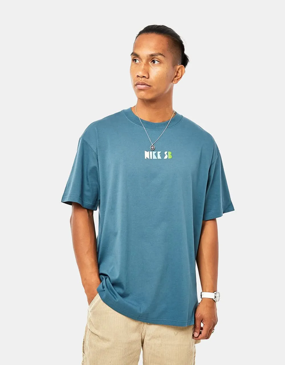 Nike SB Nature T-Shirt - Ash Green