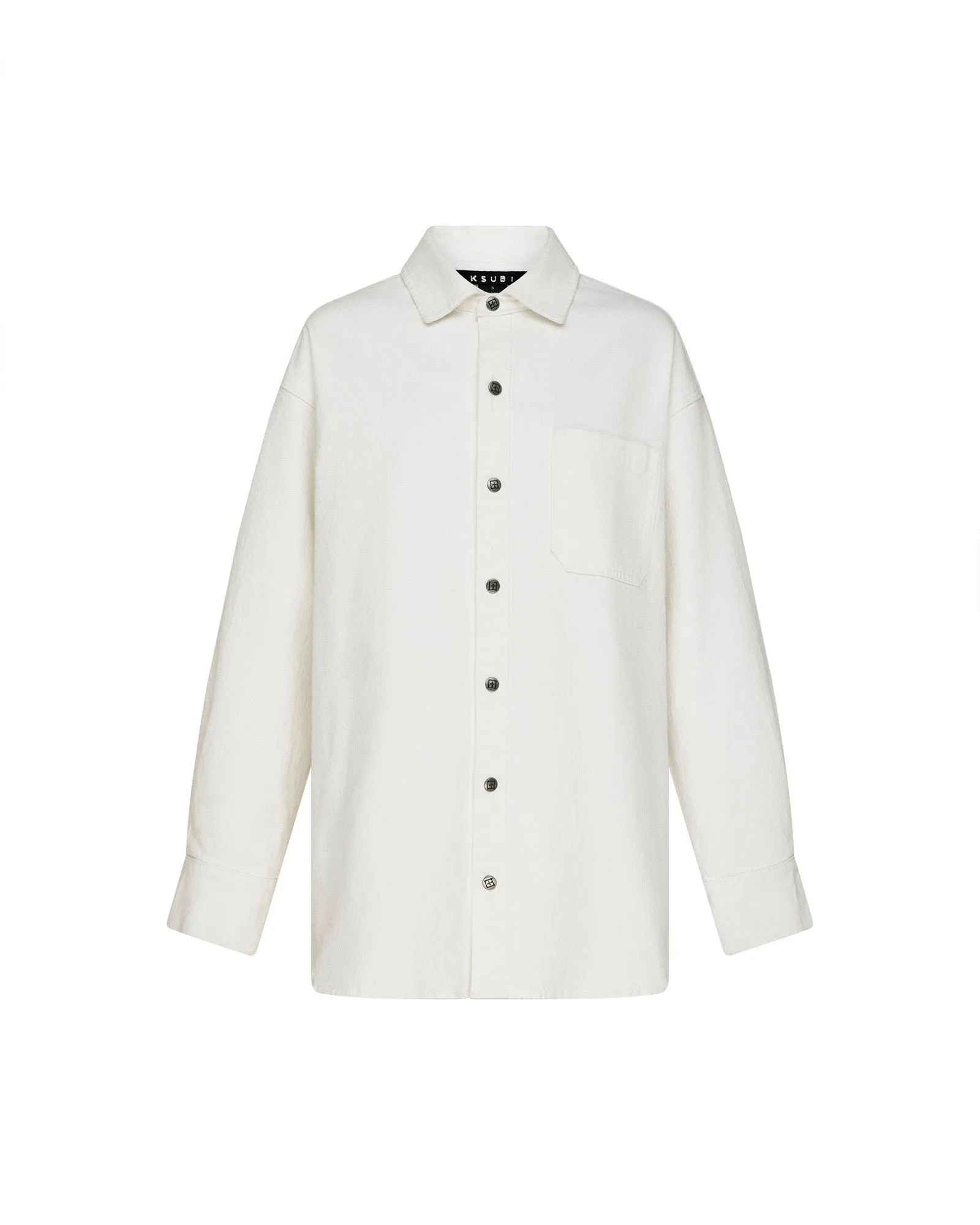 OVERSIZED LS SHIRT ECRU