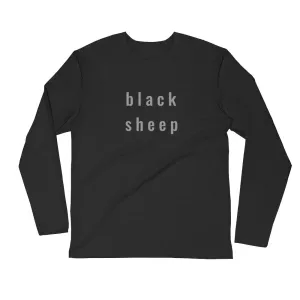 "Black sheep" unisex long-sleeved shirt (slim fit)