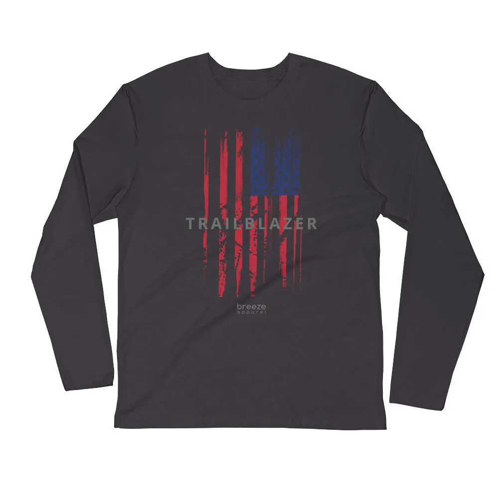 "TRAILBLAZER" unisex long-sleeved shirt (slim fit)
