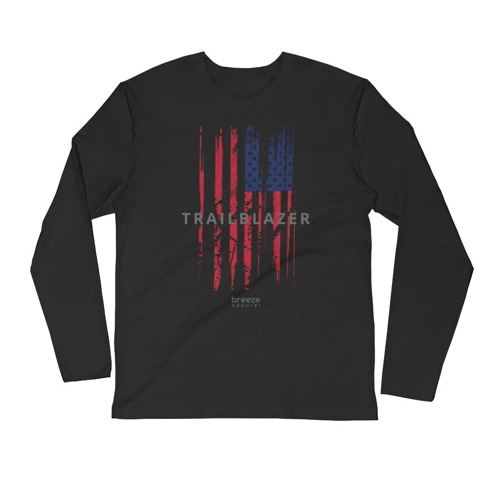 "TRAILBLAZER" unisex long-sleeved shirt (slim fit)