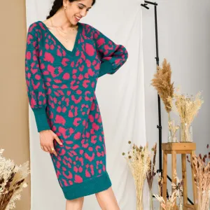 RESALE | Elizabeth Midi Dress - Teal