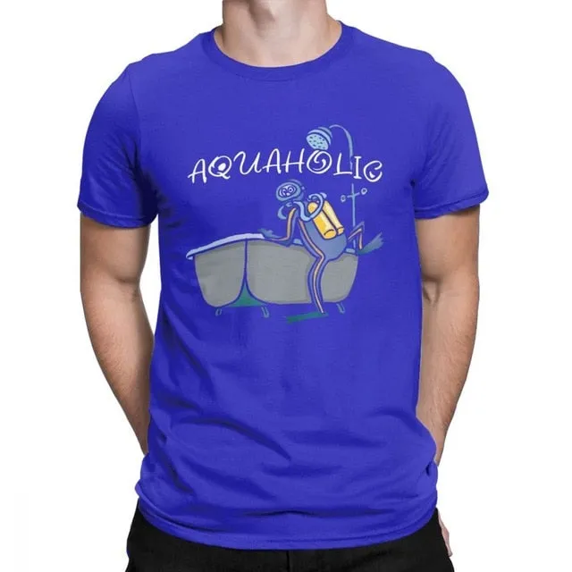 Scuba diving T-Shirt for Men | Aquaholic