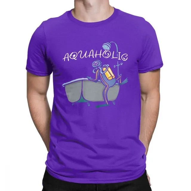 Scuba diving T-Shirt for Men | Aquaholic