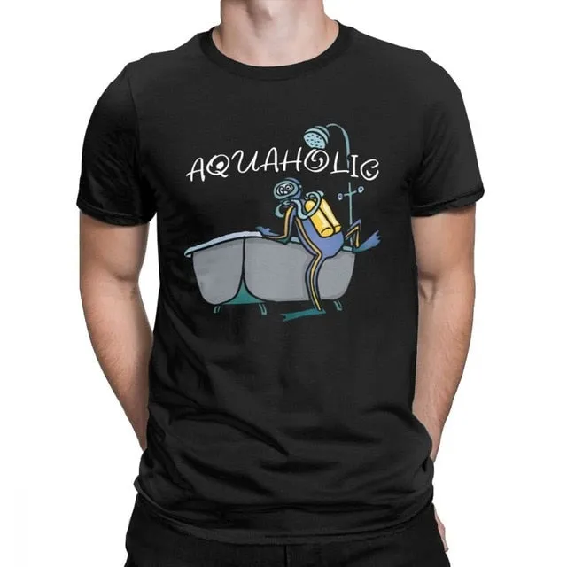 Scuba diving T-Shirt for Men | Aquaholic