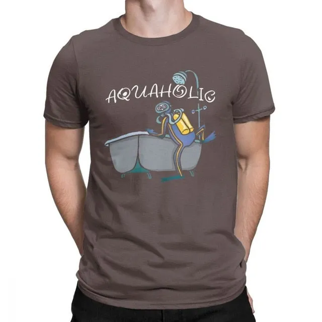 Scuba diving T-Shirt for Men | Aquaholic