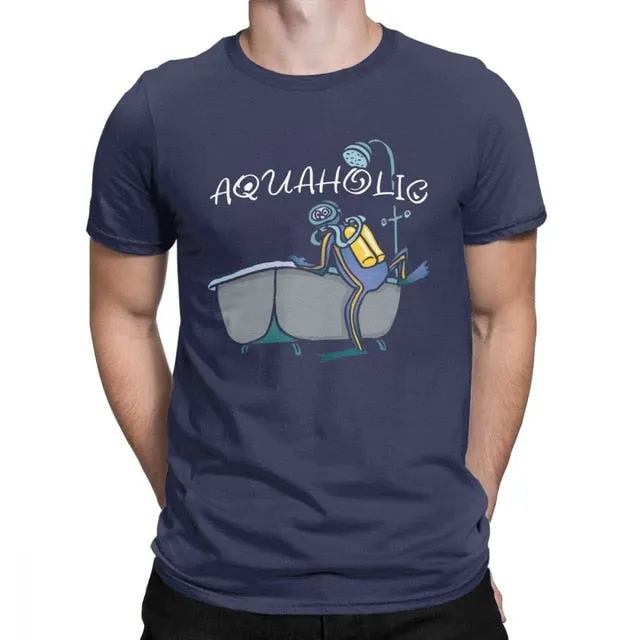 Scuba diving T-Shirt for Men | Aquaholic