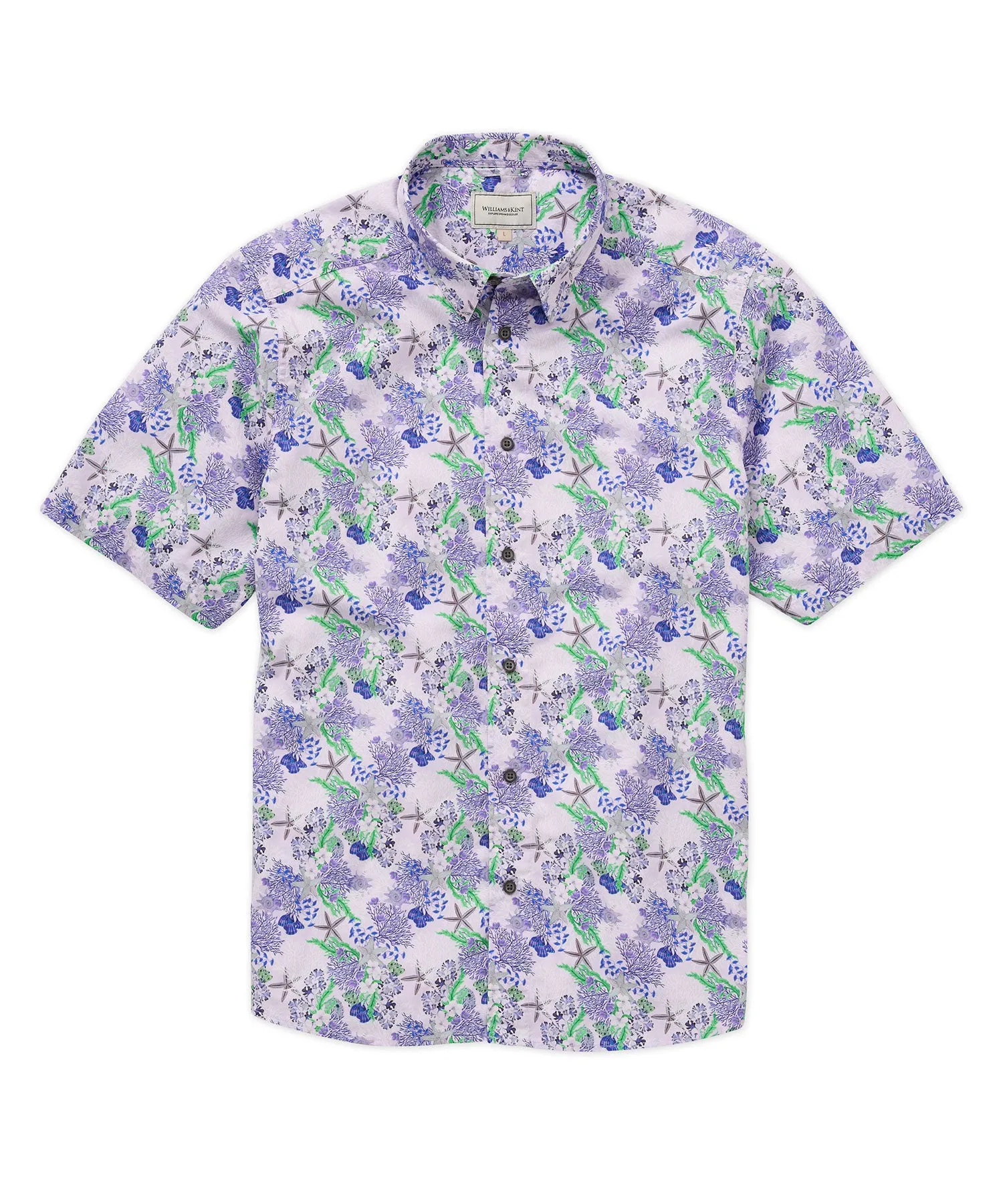 Seascape Print Sport Shirt