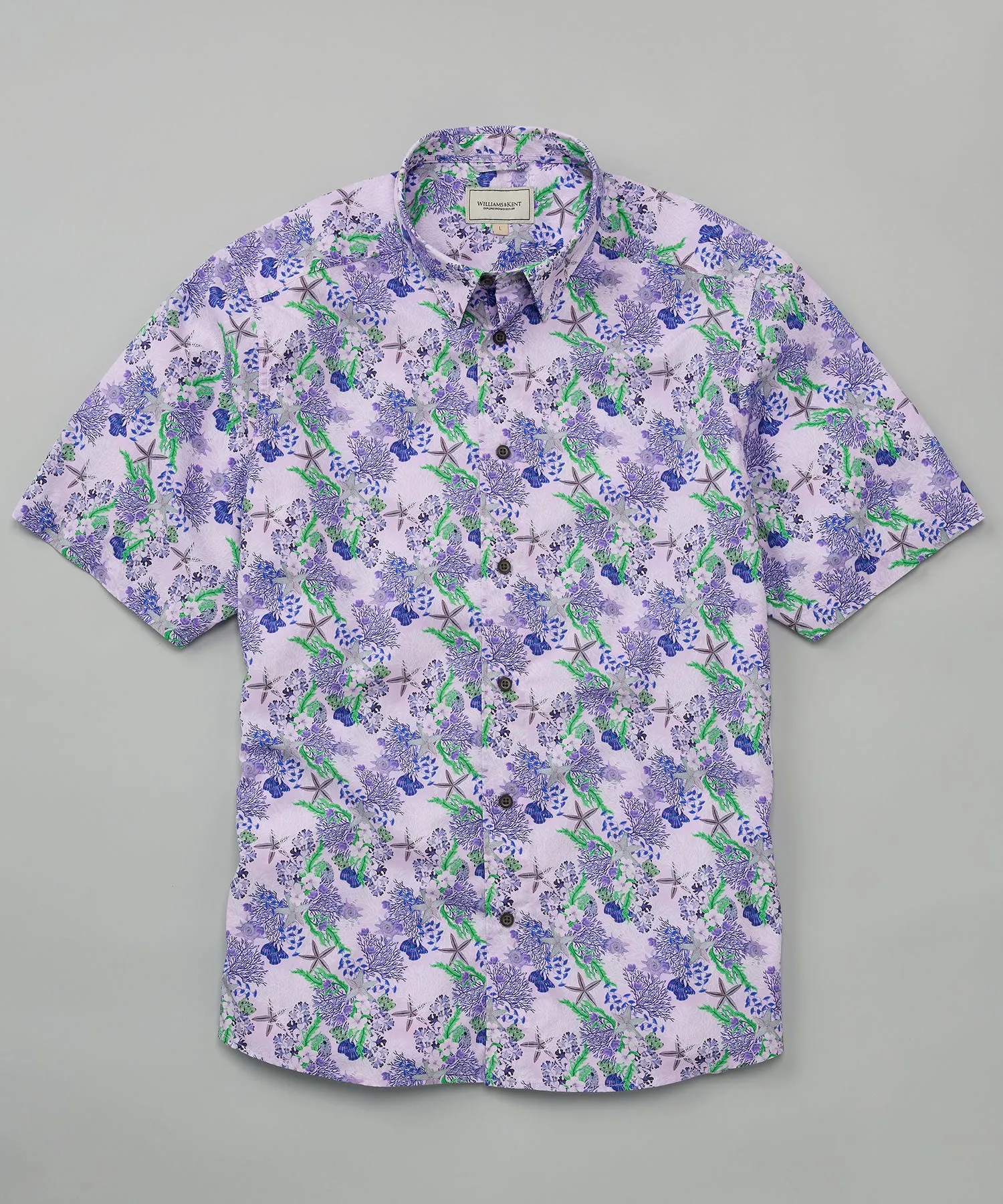 Seascape Print Sport Shirt