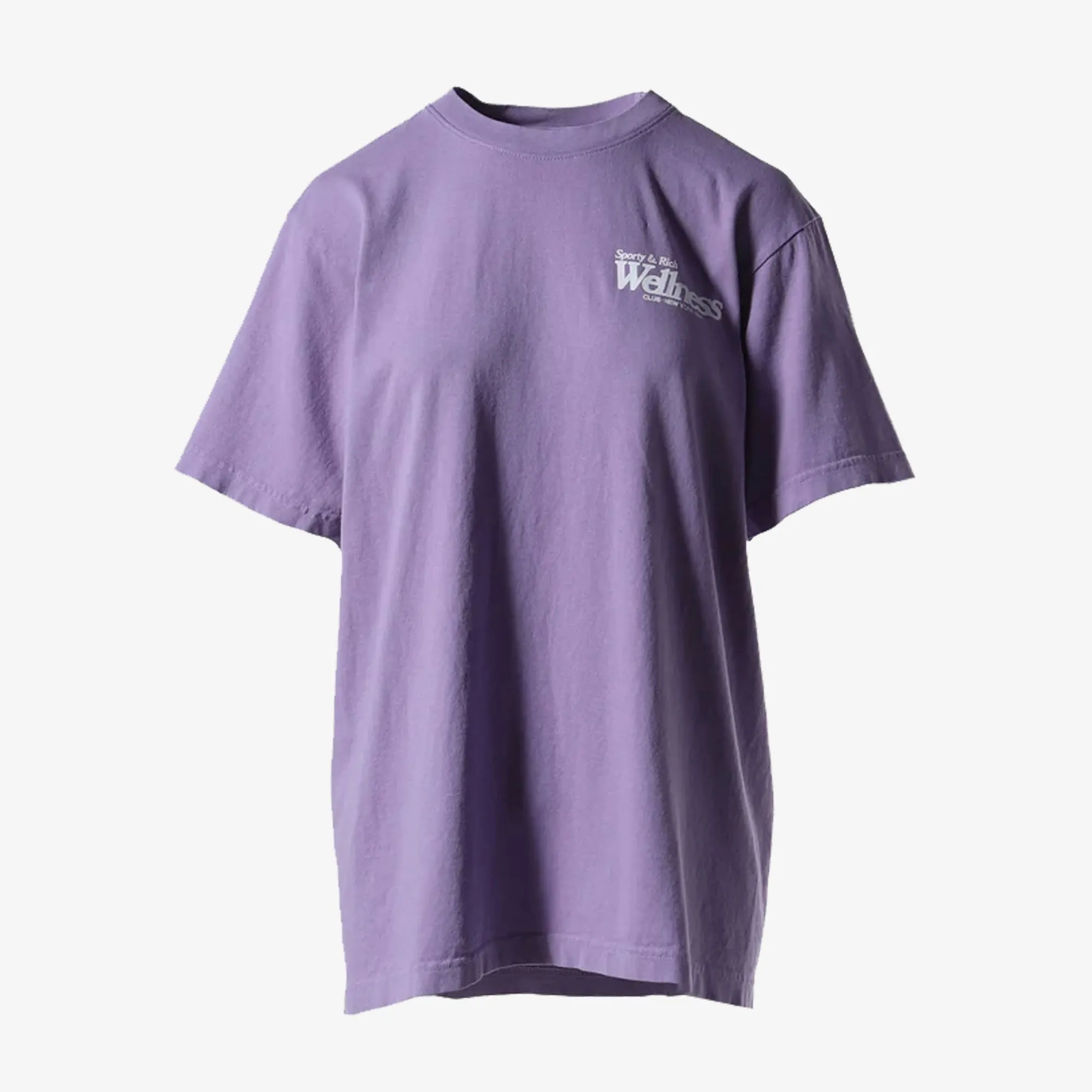 SPORTY & RICH | WMN'S WELLNESS NY T-SHIRT { VIOLET/WHITE