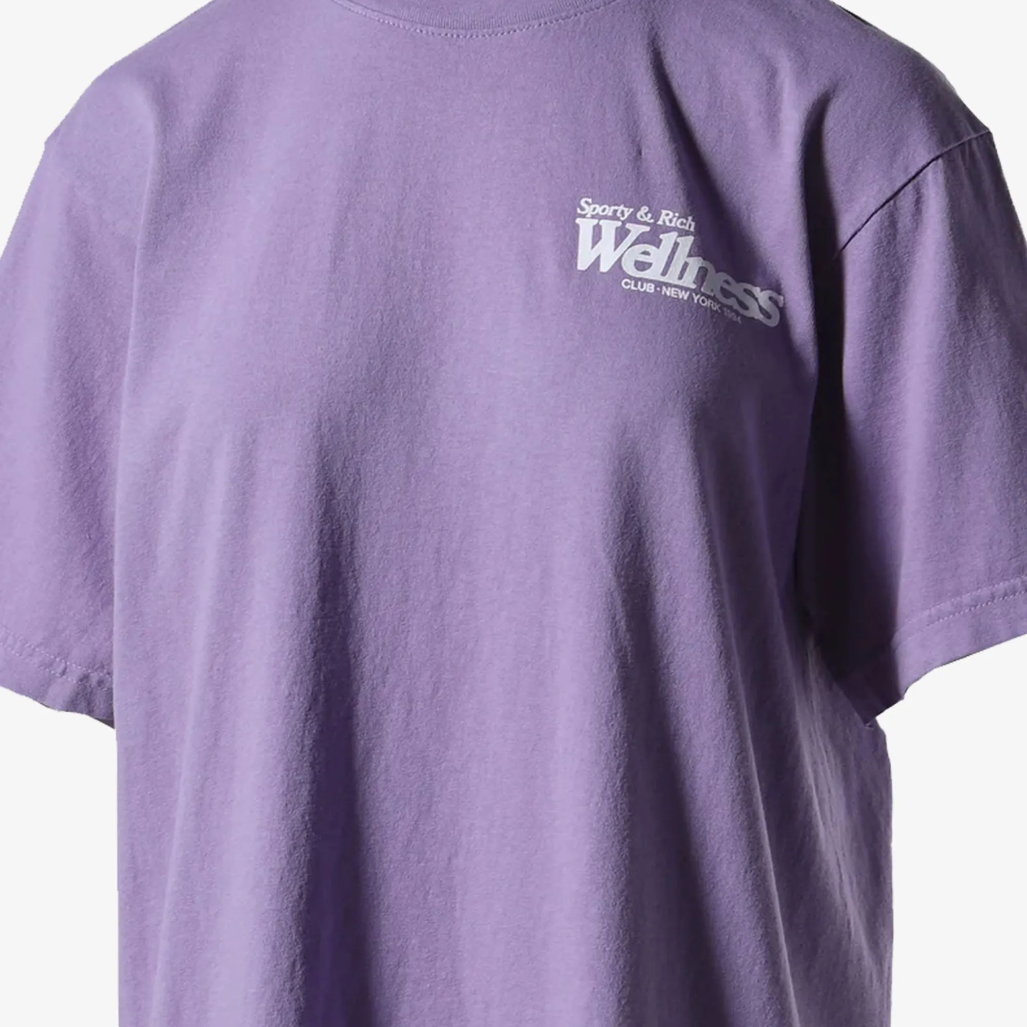 SPORTY & RICH | WMN'S WELLNESS NY T-SHIRT { VIOLET/WHITE