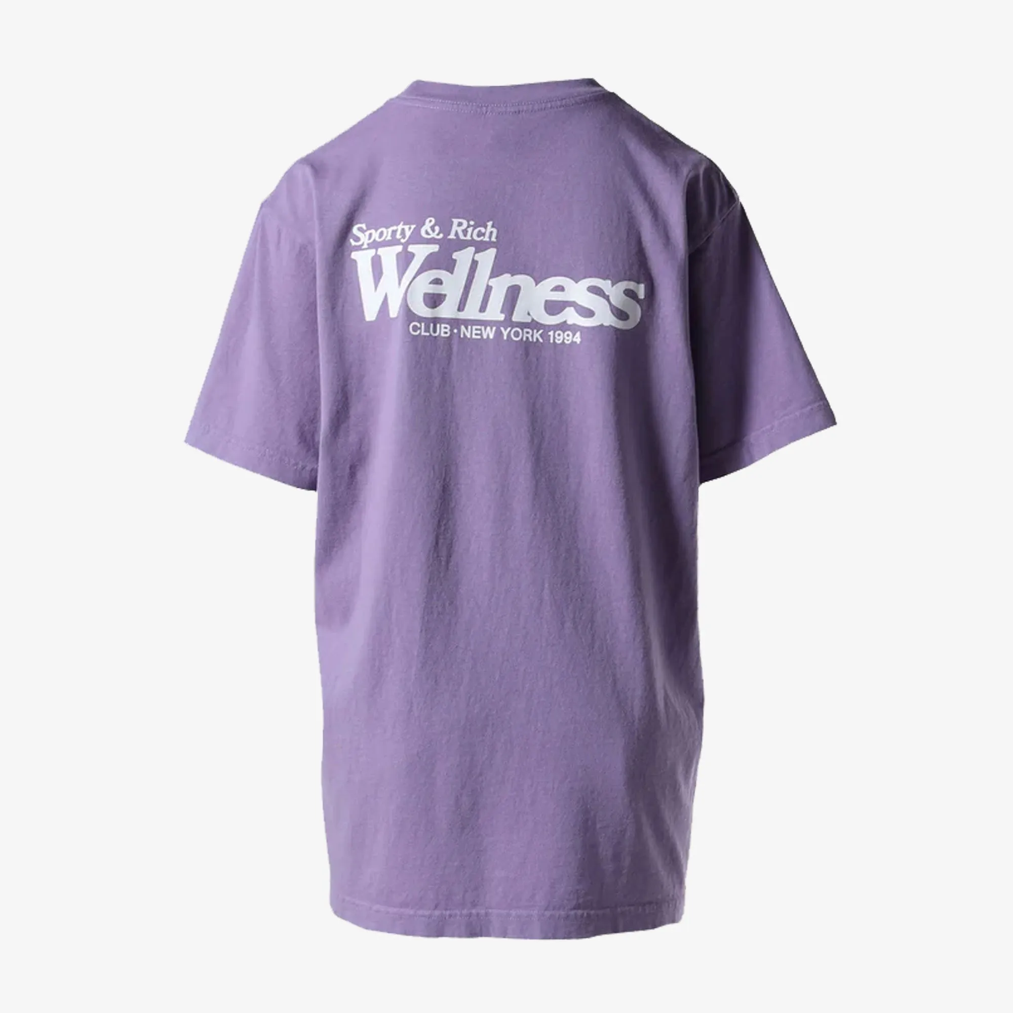 SPORTY & RICH | WMN'S WELLNESS NY T-SHIRT { VIOLET/WHITE