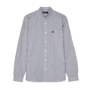 Striped Twill Shirt (Victoria Blue)